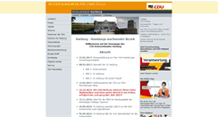 Desktop Screenshot of cdu-harburg.de
